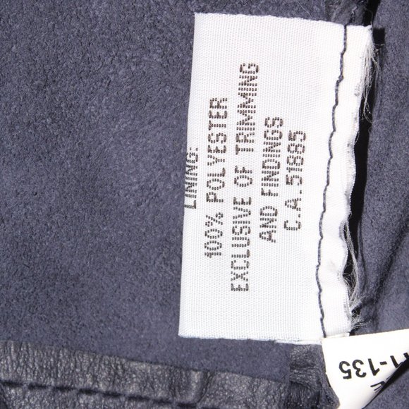 Bod & Christensen Womens Sz 8 Genuine Leather Eye Hook Front Moto Drape Jacket - Picture 11 of 12